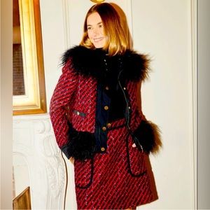 - Carlise Camille skirt new with tags sold out, red‎ and black tweed, size 6/8